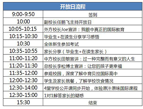 4月20日中育贝拉国际高中开放日：藤校校长帮你上藤校